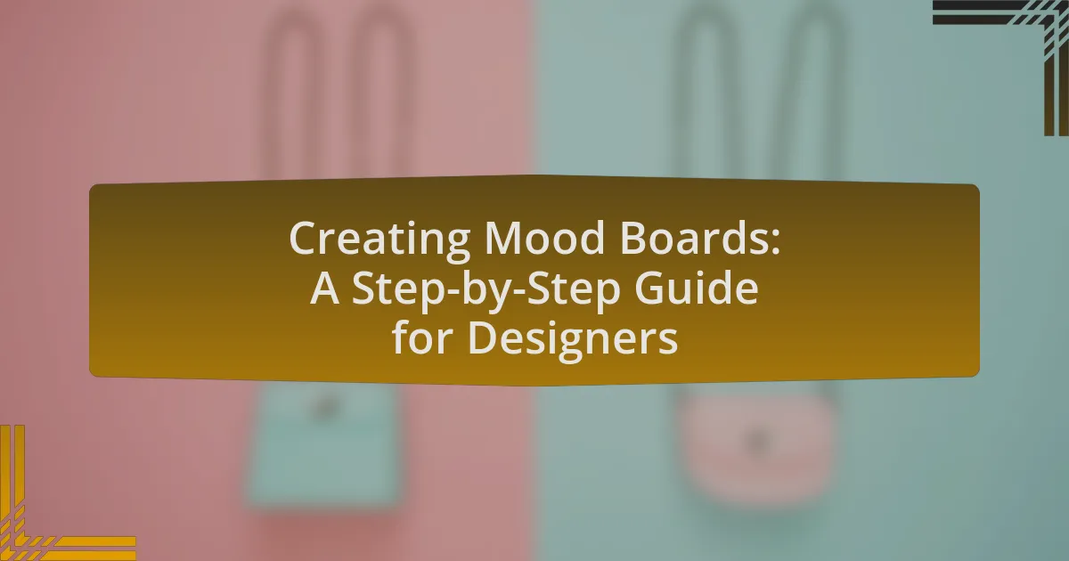 Creating Mood Boards: A Step-by-Step Guide for Designers