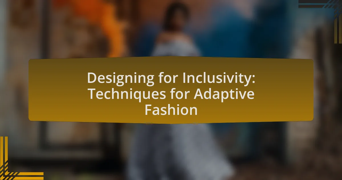 Designing for Inclusivity: Techniques for Adaptive Fashion