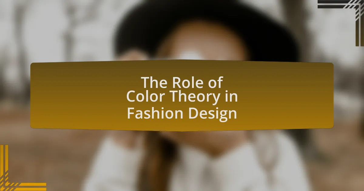 The Role of Color Theory in Fashion Design