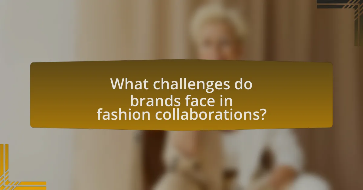 What challenges do brands face in fashion collaborations?