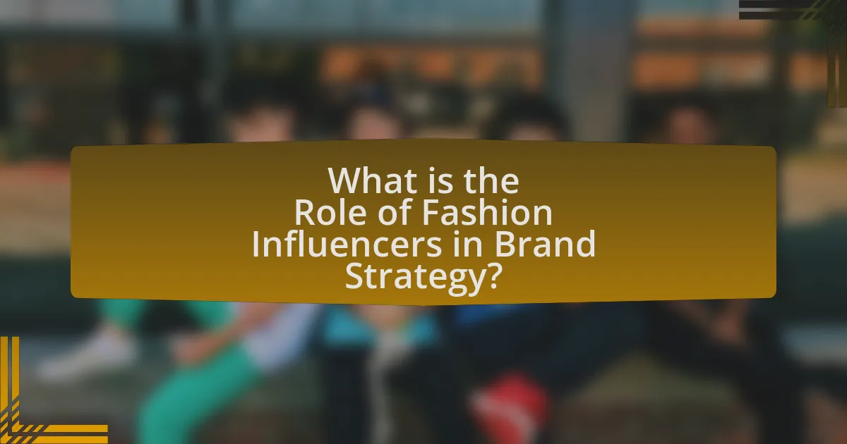 What is the Role of Fashion Influencers in Brand Strategy?